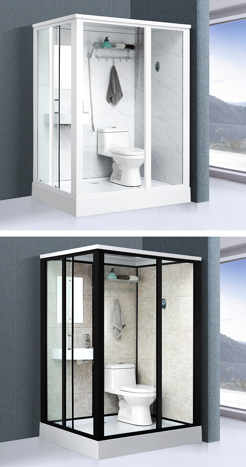 洗澡房一体农村用整体淋浴房冲凉浴室农村家用宾馆一体卫生间集成洗澡