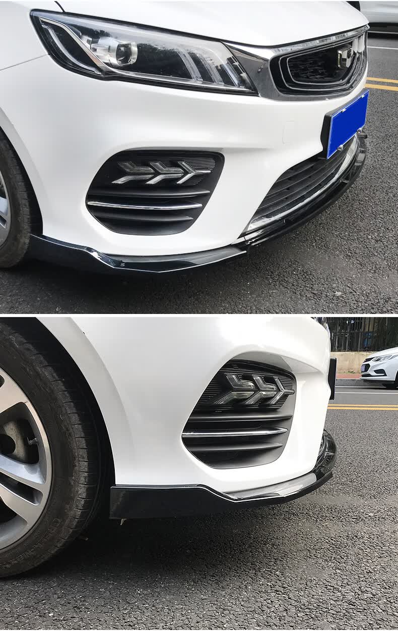 适用18-21款吉利缤瑞改装前铲缤瑞前唇大小包围前铲防撞装饰桃菱 18