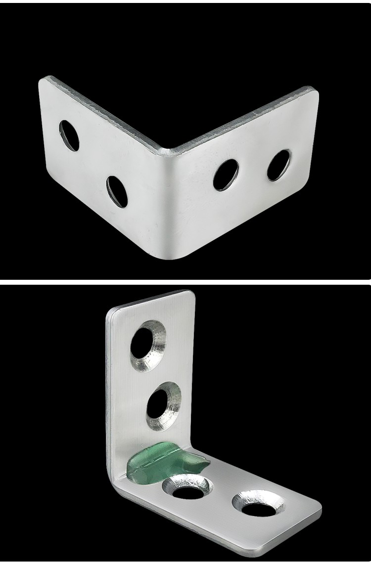 首力304不锈钢角码90度直角加厚铁角家具固定连接件层板托码三角架304