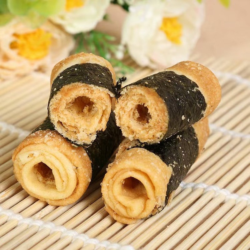 特产道装北海道日式蛋卷鸡蛋卷原味紫菜蛋黄味188办公室休闲零食品