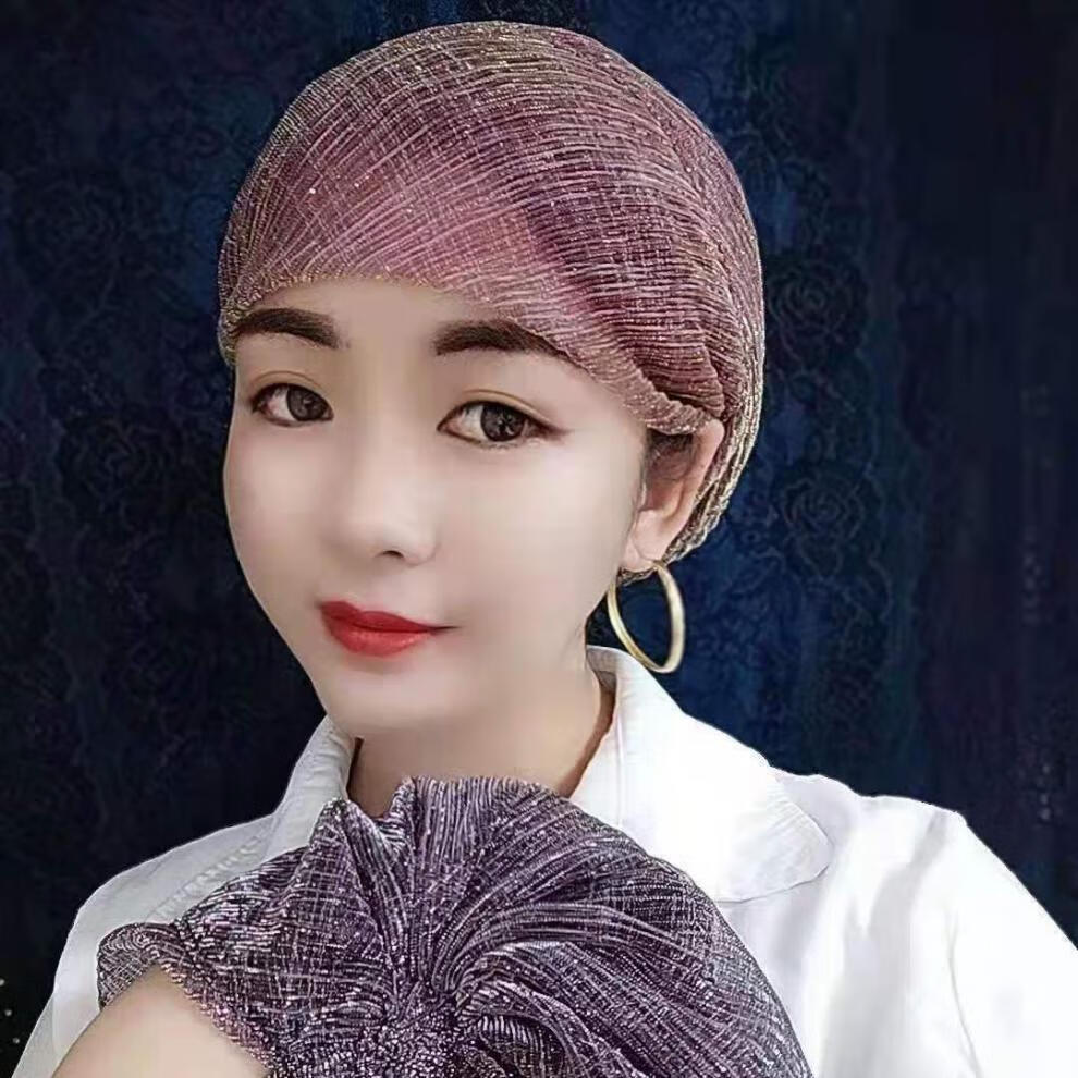 回族帽子夏季轻薄面料手工居家妈妈款方便帽子日系时尚回族帽子1号色