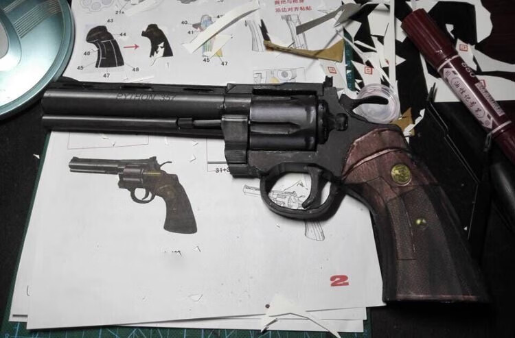 3d立体拼图diy手工拼装纸模型11145cm巴雷特m82a1儿童成人节日生日