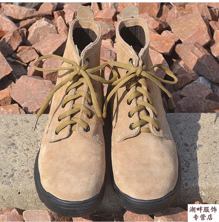 新品上市皮鞋四季款劳保鞋高帮工作鞋防砸钢头电焊翻毛牛皮男靴子秋冬