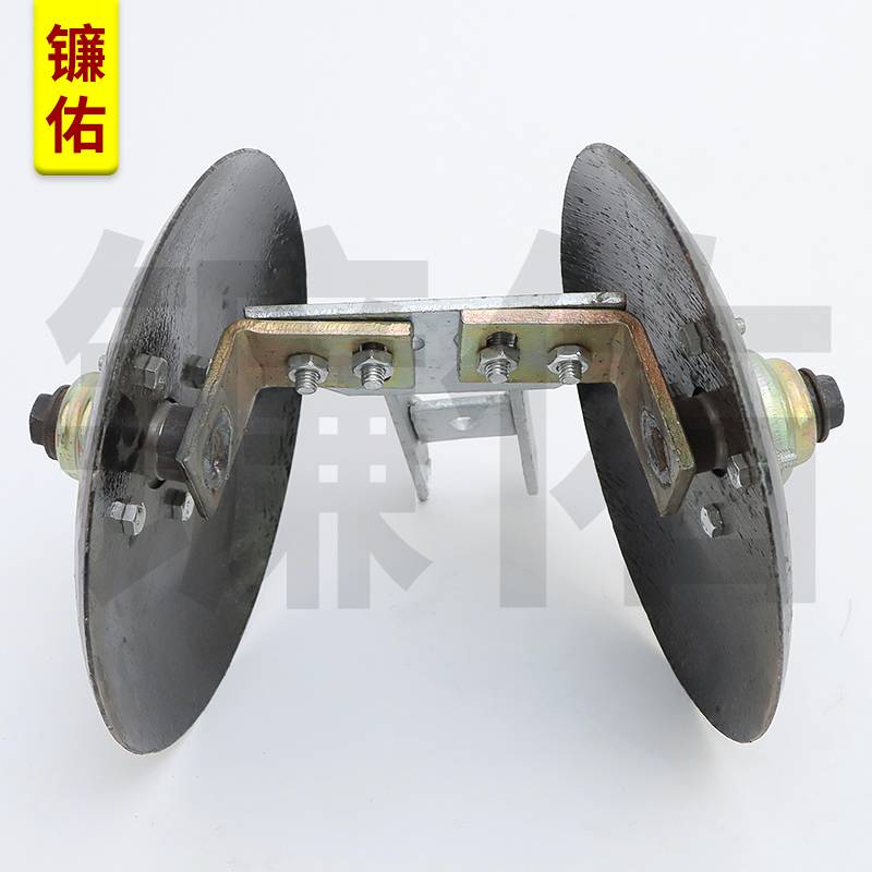 小麦播种机配件扶土器农哈哈小麦播种机配件动力合墒中间圆盘覆土器65