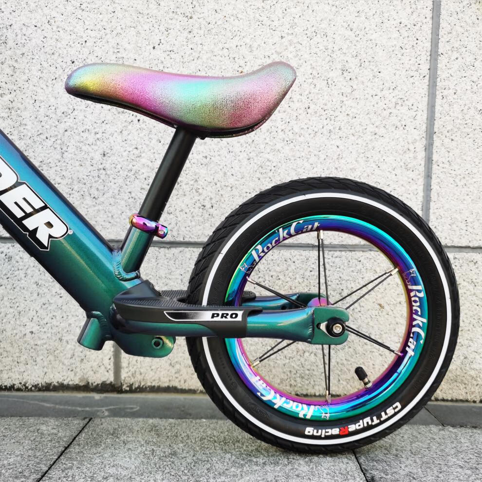 22新款strider pro12寸儿童平衡车滑步车两轮2-6岁超轻竞速铝合金车