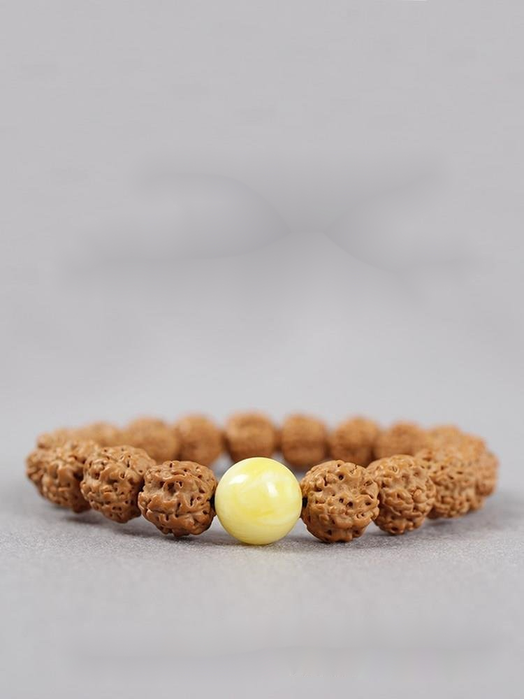 核桃手串男小金刚菩提子单圈手链男士佛珠盘玩手把件文玩单圈念珠黑色