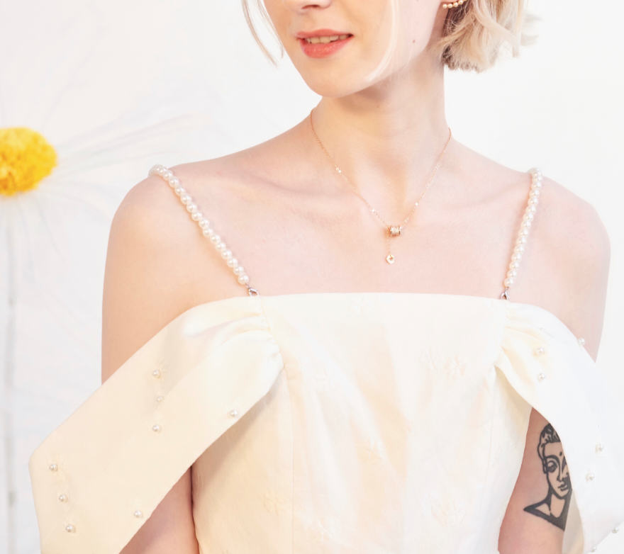 viviwell【女神礼物】 viviwell 满钻幸运小蛮腰项链#闪耀银河# 情侣