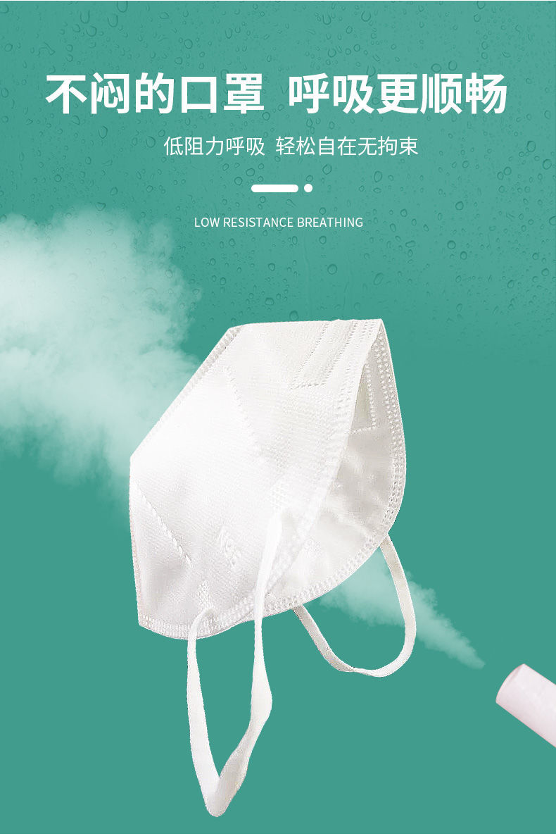 无菌防病菌防病毒医护级别一次性n95囗罩富瑞德医用n95独立包装5个