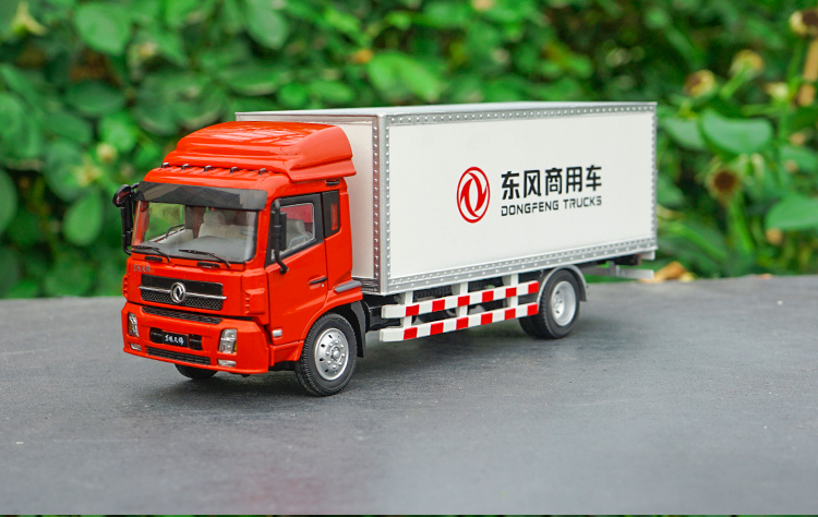 卡车模型东风天龙1:43原厂 旗舰拖头天锦140八平柴军车 方灯版东风140