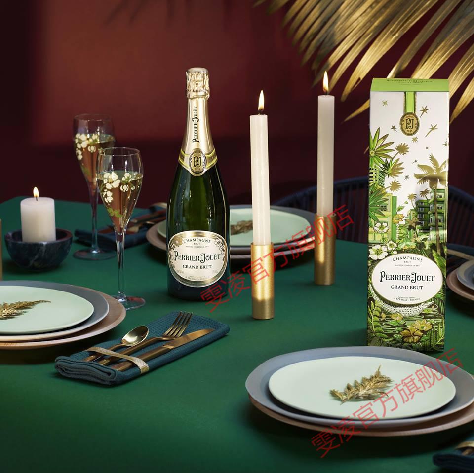 礼盒装perrier巴黎之花moet酩悦香槟夏桐桃红干型起泡葡萄酒酩悦香槟1