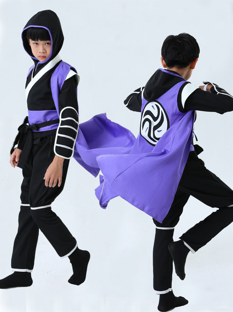 刺客567衣服五六七刺客装儿童款男童套装cosplay柒的衣服暗影刺客