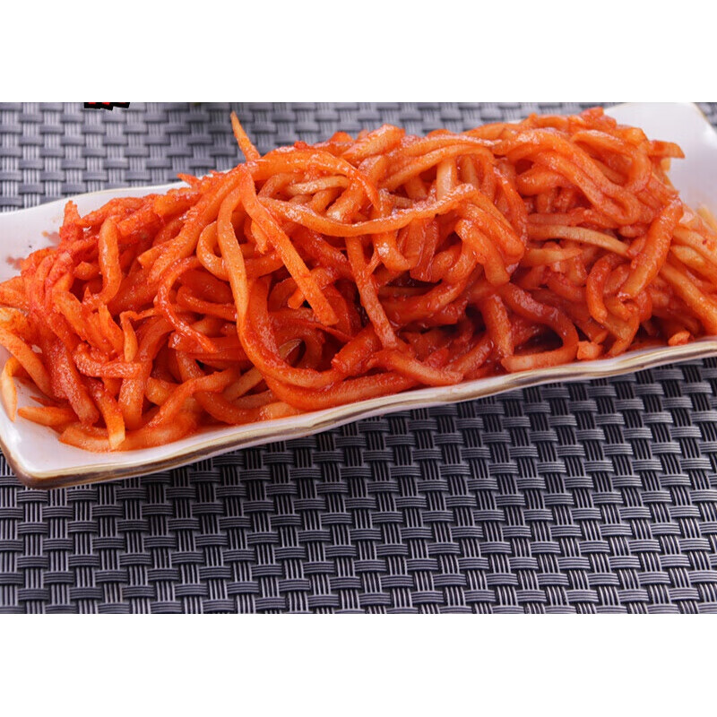 延边手工腌制韩国萝卜丝特产开胃菜下饭酱菜腌制泡菜 500g【图片 价格