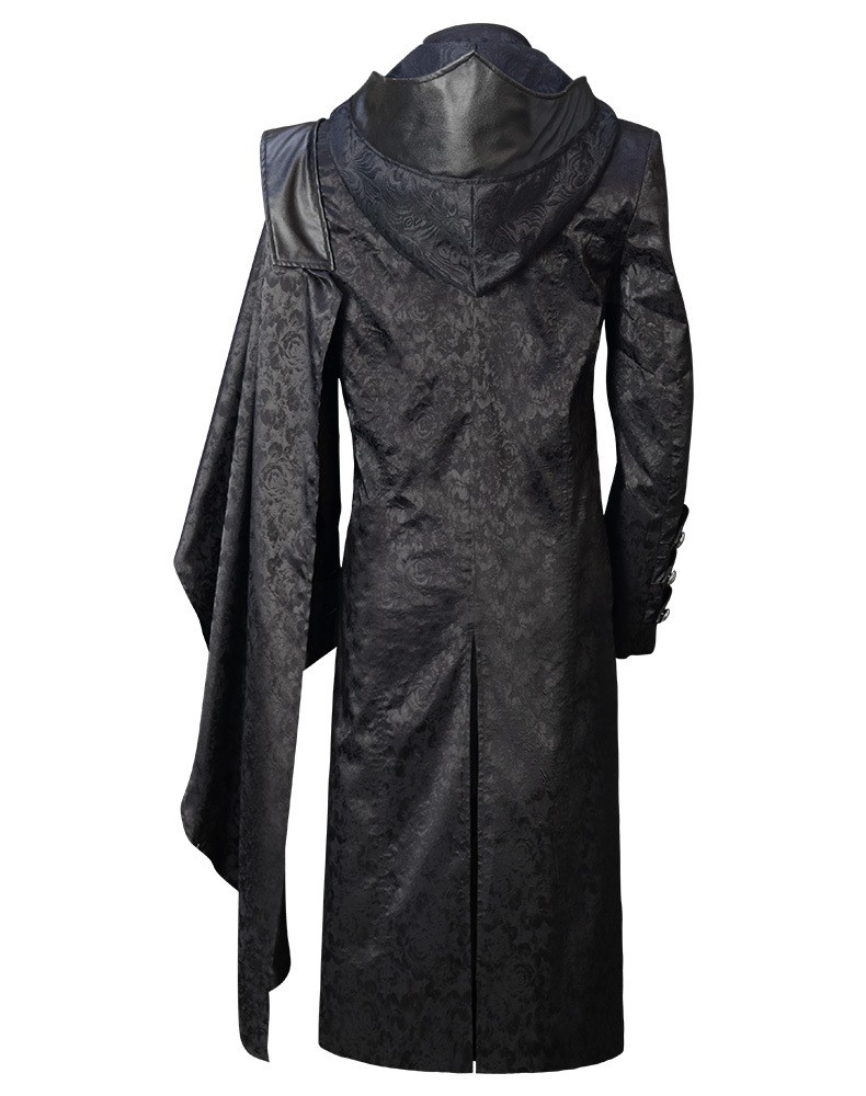 燕尾服男礼服艺考表演西装套装魔术师中世纪服装复古大衣欧美哥特式长