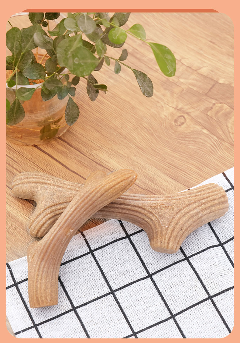 狗狗玩具耐咬木塑鹿角磨牙棒宠物洁齿大中小型犬自嗨解闷宠物用品 贵