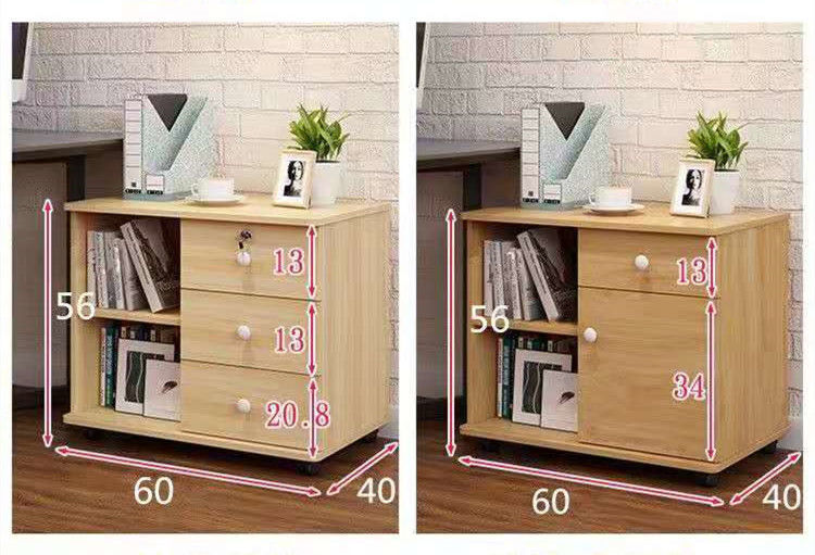 床头柜感床头柜卧室简约收纳柜带锁储物柜大尺寸60cm简易款家用床边小