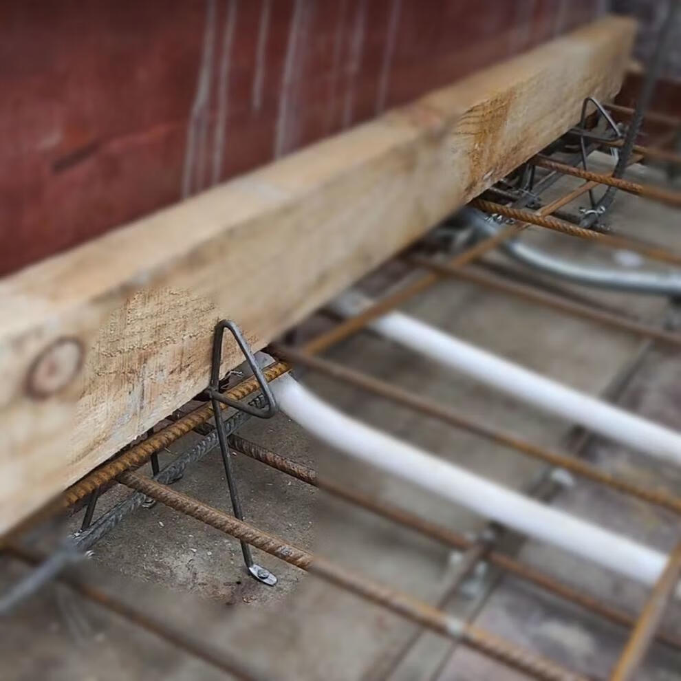 新型吊模支架木工免铁丝绑扎木塞加固压痕款钢筋铁马镫 6cm(300个一箱