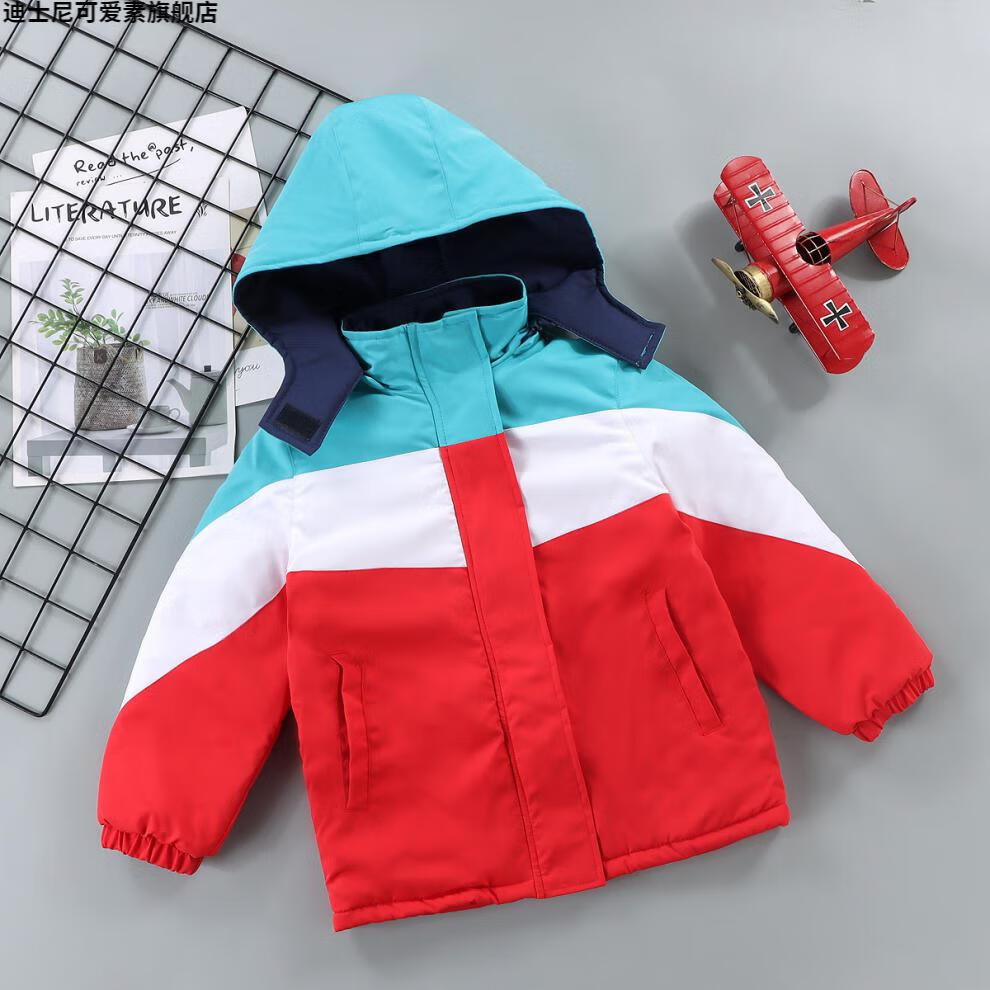 园园服冬季加绒加厚棉衣中长款棉服小学生校服冲锋衣棉袄班服品牌童装