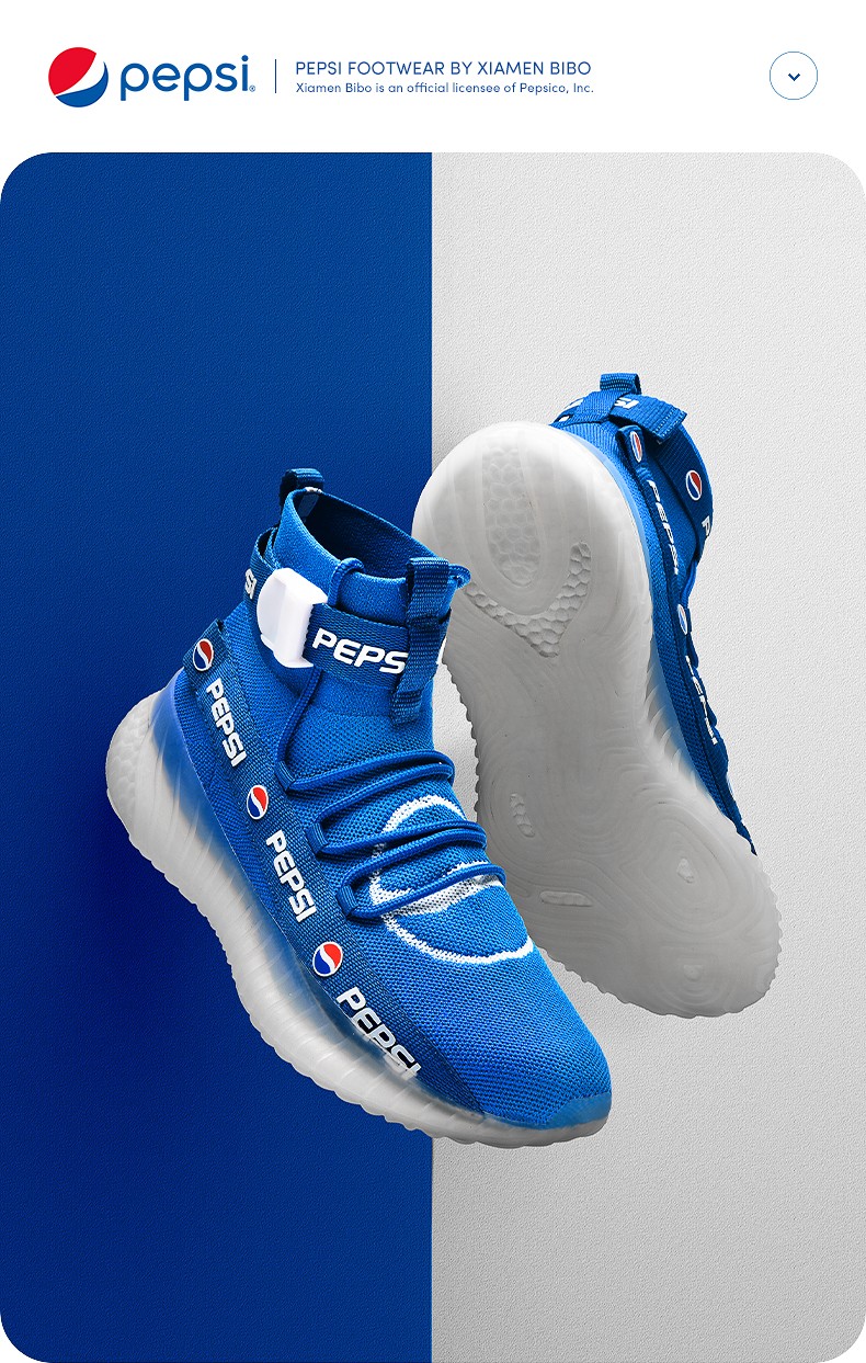 pepsi百事文化篮球鞋休2021秋冬新款潮流运动鞋子男椰子鞋黑武士男潮