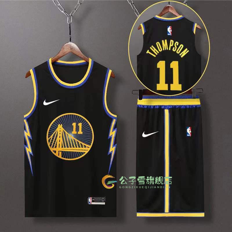 球服套装定制詹姆斯球衣新款勇士队篮球服套装30号汤普森11号维金斯22