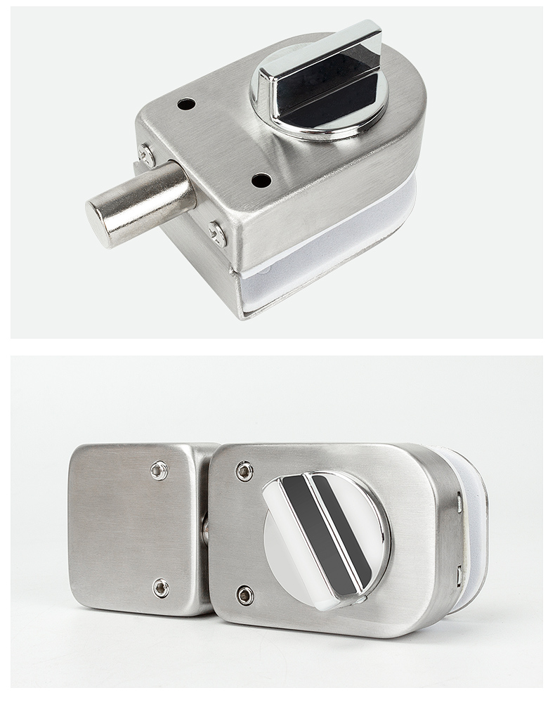 邦臣不锈钢地插销双开玻璃门专用 房门插销地固门锁插销免开孔 单开