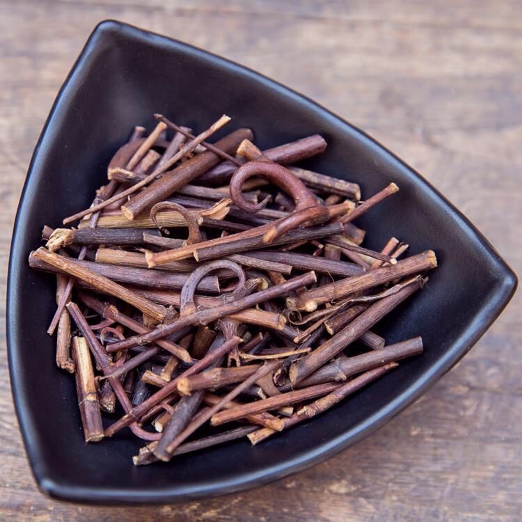 钩藤茶新货中药材野生钩藤片粉双钩丁根泡脚 1000克【图片 价格 品牌