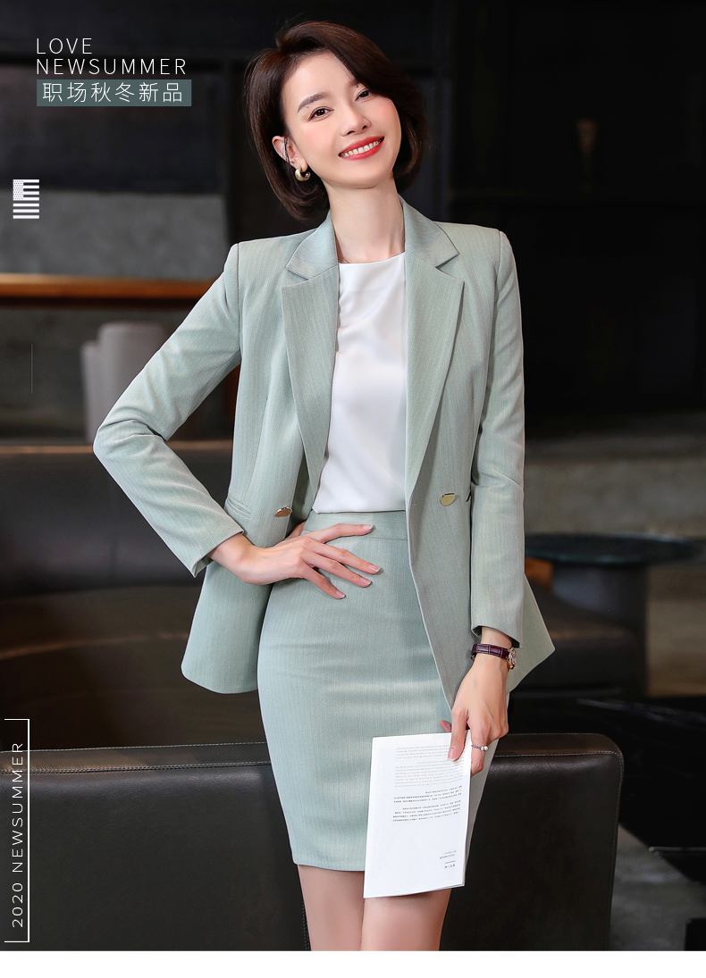 播音主持艺考服装女人正装高端西装套装秋冬职业装气质神范定制单件