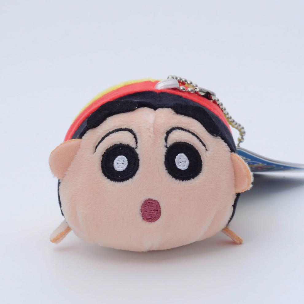 漾漾虹蜡笔小新挂件可爱书包毛绒挂件饰品小白超人左卫人钥匙扣毛绒