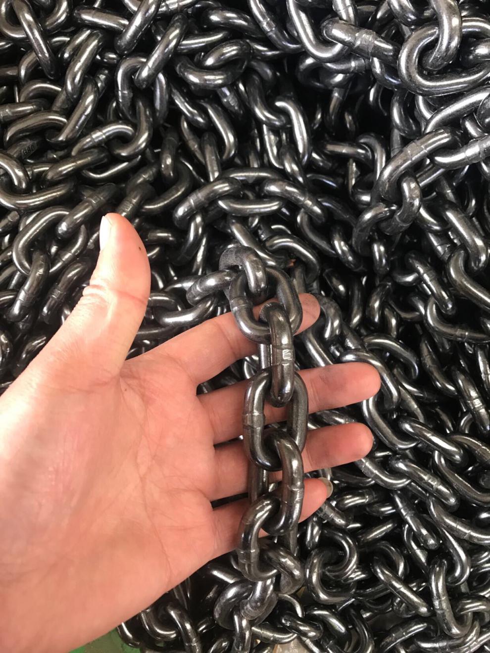 国标链条g80级锰钢起重吊索具铁链手拉葫芦链条桥用链条拖车链条需要