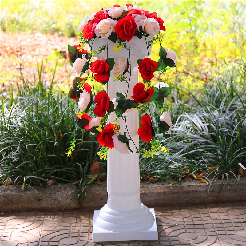 婚庆路引花柱新款欧式婚庆罗马柱路引花柱中式婚礼t台布置引路花球