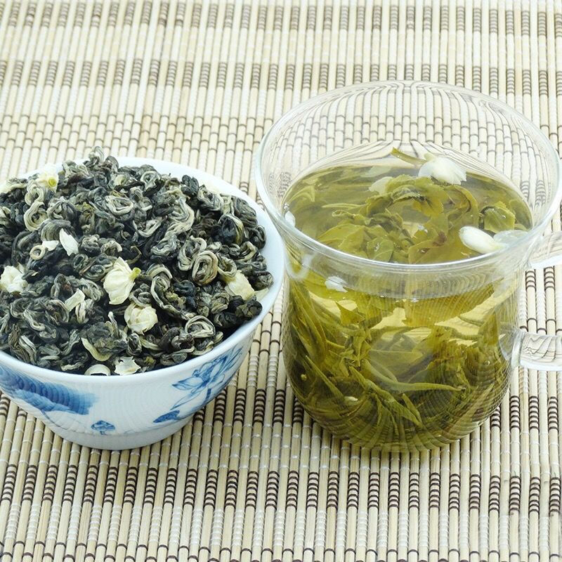 龙豪 茉莉花茶 浓香型新茶茉莉花茶绿茶曲螺茶125g500g多规格 特级