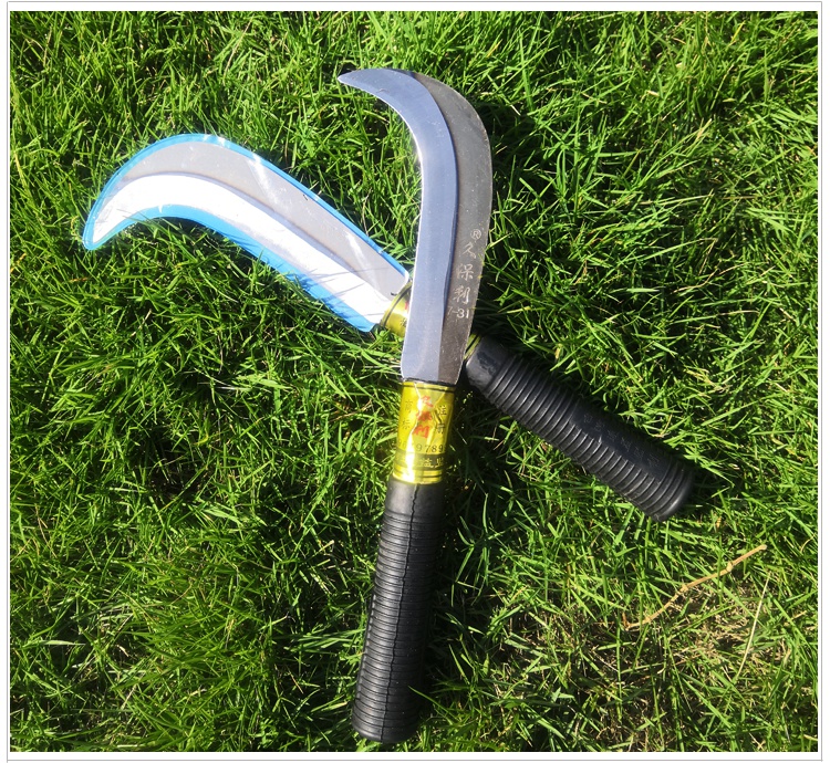 柴刀农用久保利割菜刀大棚蔬菜收割刀割草割青菜小镰刀多功能弯刀锋利