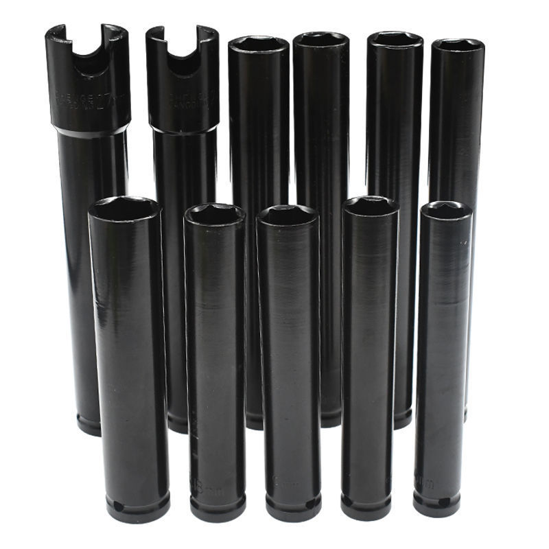 电动扳手加长开口套筒六角套筒头12风炮套筒汽修架子工150300mm19150