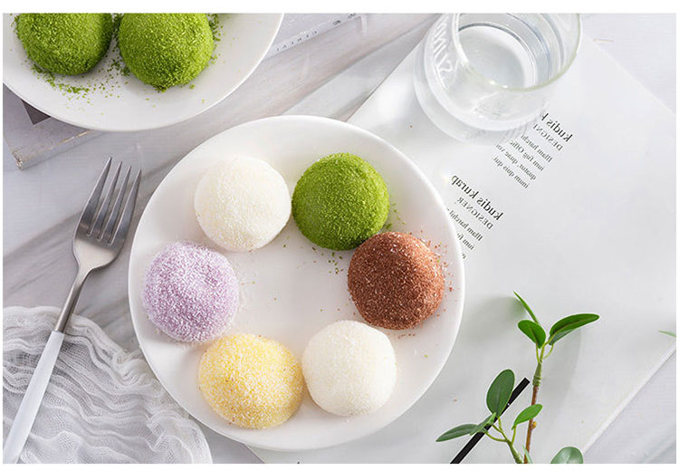 美滋味洋风椰蓉大福 日式抹茶大福雪媚娘糯米糍团零