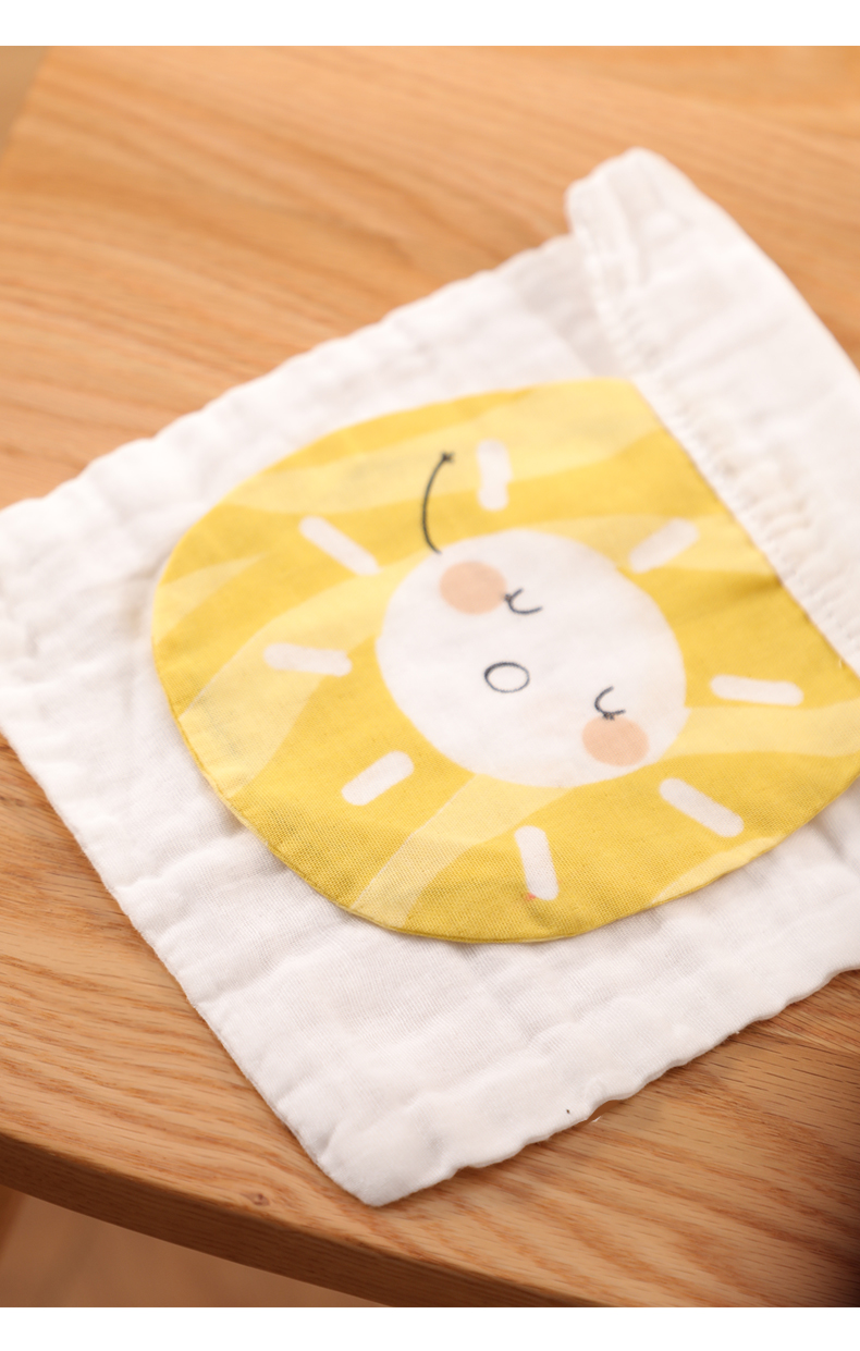 迪士尼disney小孩子戴穿的儿童纯棉吸汗巾隔汗巾幼儿园小孩夏季垫背