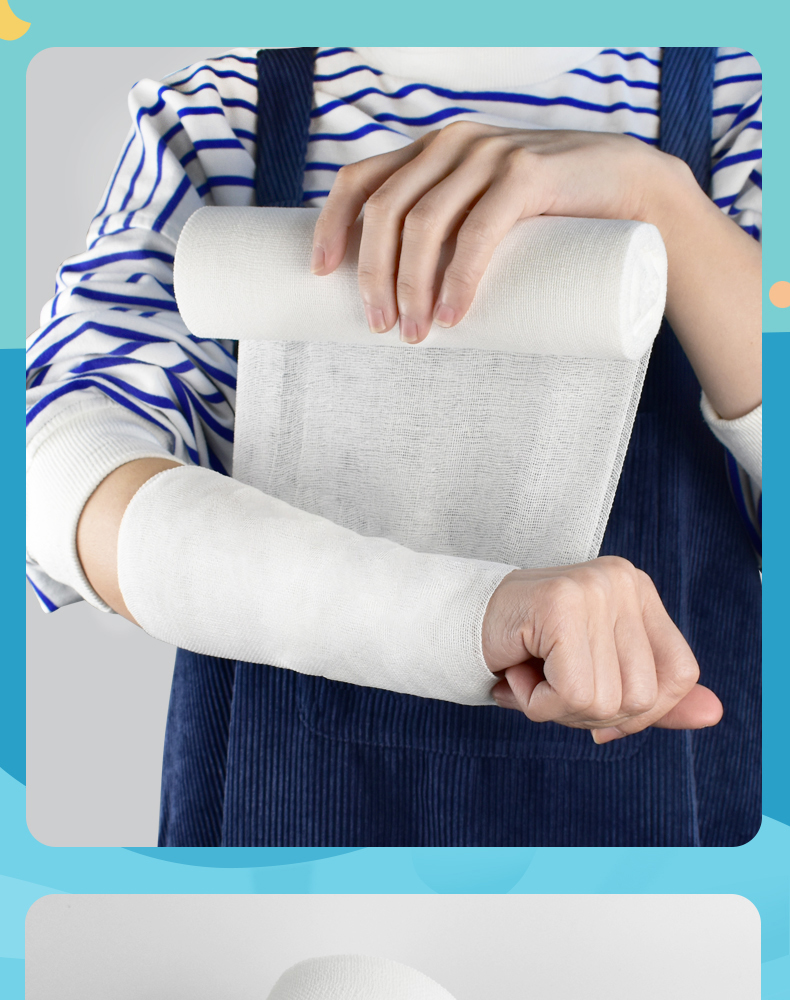 医用大纱布敷料家用食品用厨房过滤布沙脱脂绑带绷带 10米*80厘米 0x0