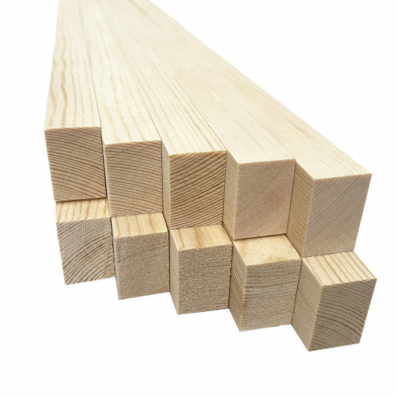木棍圆木棒松木条实木材料木条子长条diy手工隔断扁条木方条子原木料