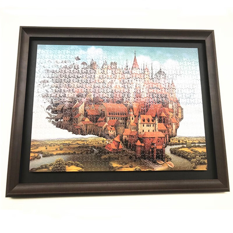 好质量可狄拼图相框1000片 悬浮拼图相框1000片拼图裱框立体浮裱内