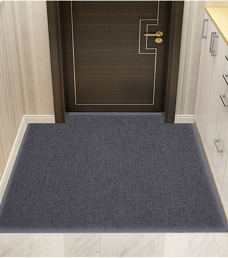 2022新款压边防水地毯消毒垫丝圈压边门外防水家用垫子门口室外可裁剪