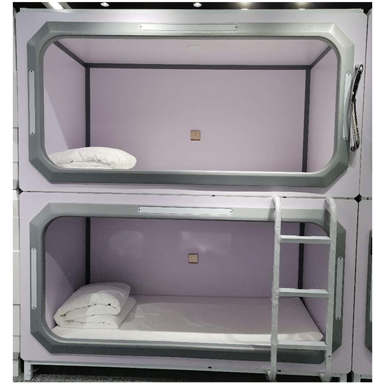 太空舱胶囊床现代家具电竞酒店太空舱单人上下床胶囊仓室内主卧房间