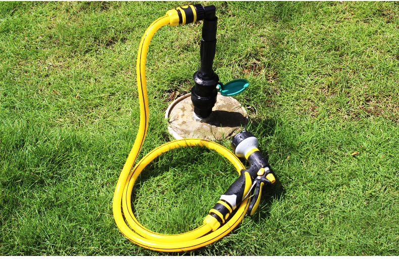快速取水阀园林快速绿化取水器地插小区草坪水管接水接头钥匙杆6分1寸