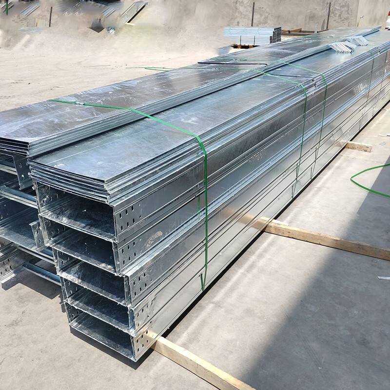 电缆桥架喷塑防火200 100 50明装钢制镀锌大跨距梯式槽式桥架线槽谦设