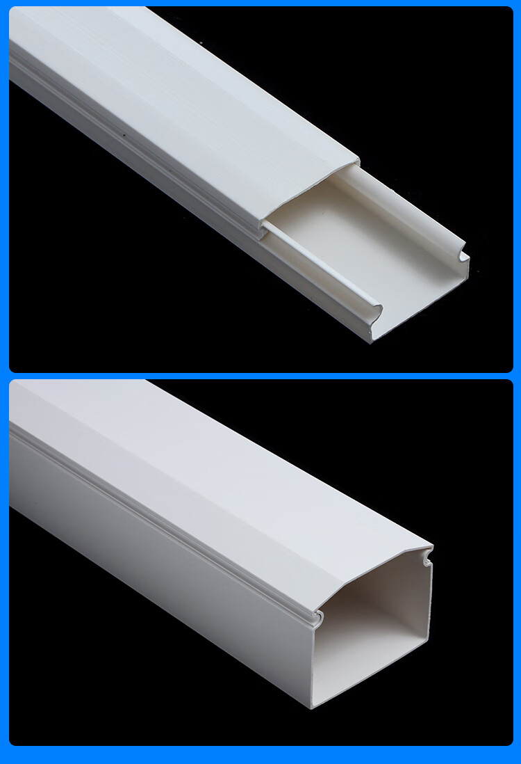 pvc线槽明装方线槽江苏型线槽全新料阻燃线槽苏式家用加厚地线槽2010