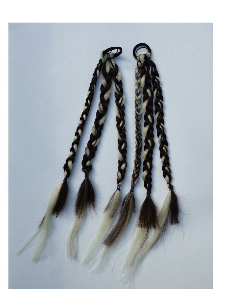 10051619512736商品名称:双马尾麻花辫 彩色混扎麻花小辫子女团脏辫双