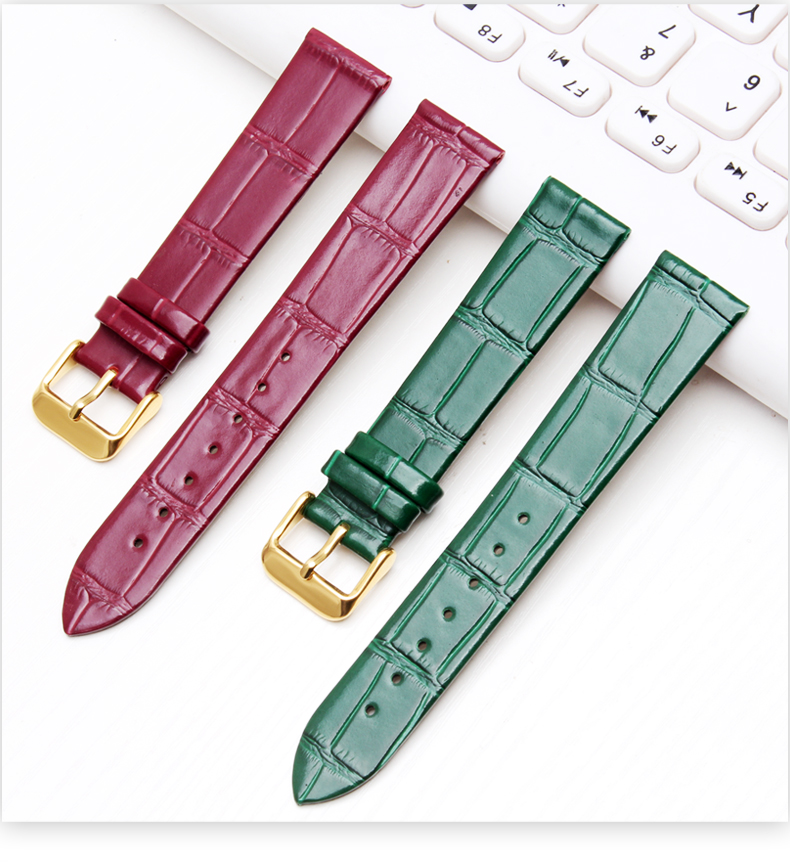 依波路表带原装依波路borel原装款真皮手表带典雅lgr850n女1420mm真皮