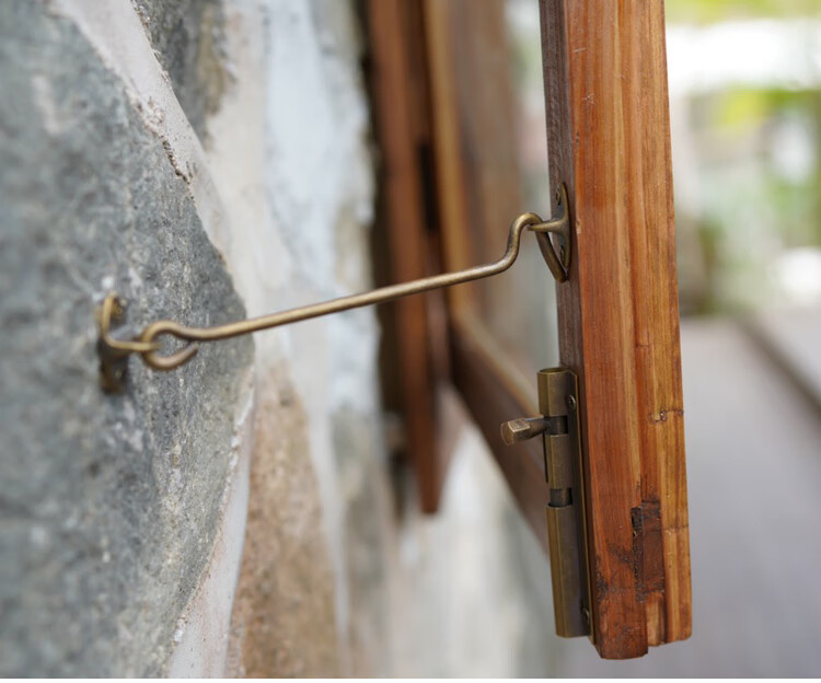 老式铜风钩窗钩扣木窗窗户防风钩风勾窗勾铜加粗固定门窗窗钩 7.