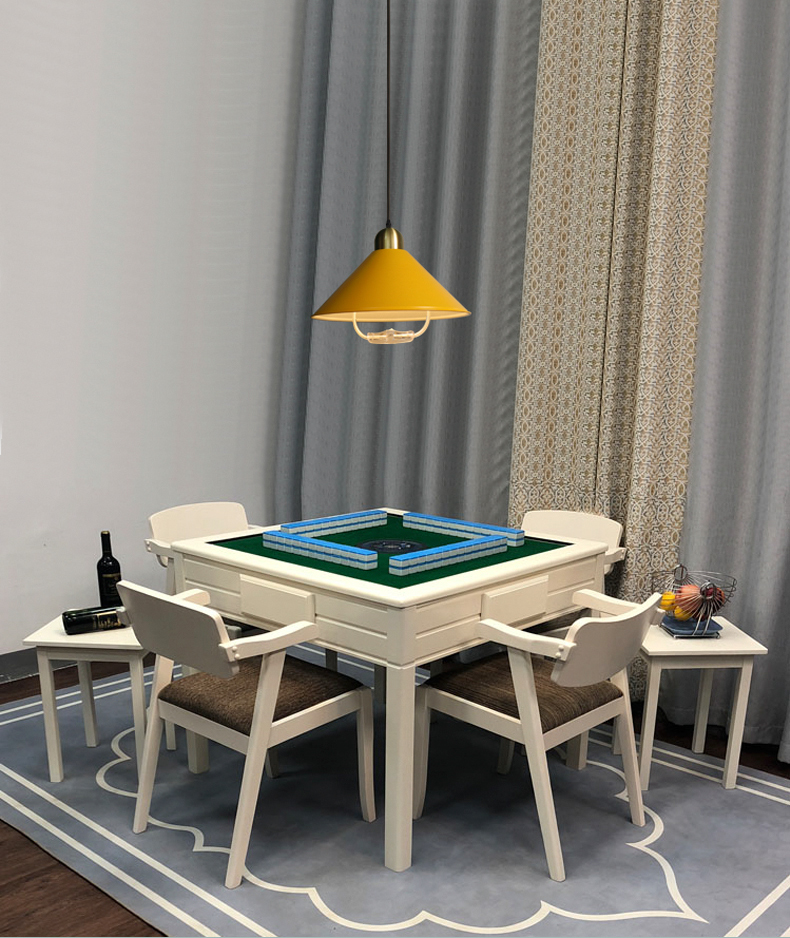 麻将灯升降吊灯现代简约美甲餐厅酒店吧台书房阳台伸缩带开关灯具大号