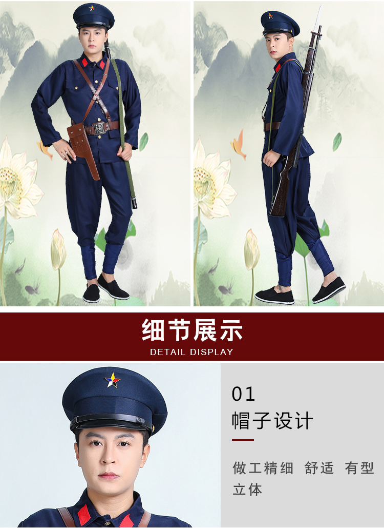 北方虎北伐军阀演出服新款北伐军衣服民国南昌国军衣服抗战舞台小品表