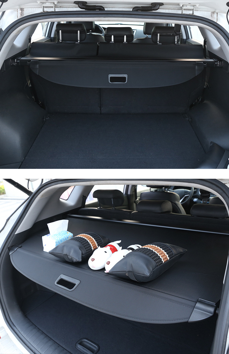 适用于路虎发现34后备箱遮物帘路虎后尾箱置物隔板内饰改装配件路虎