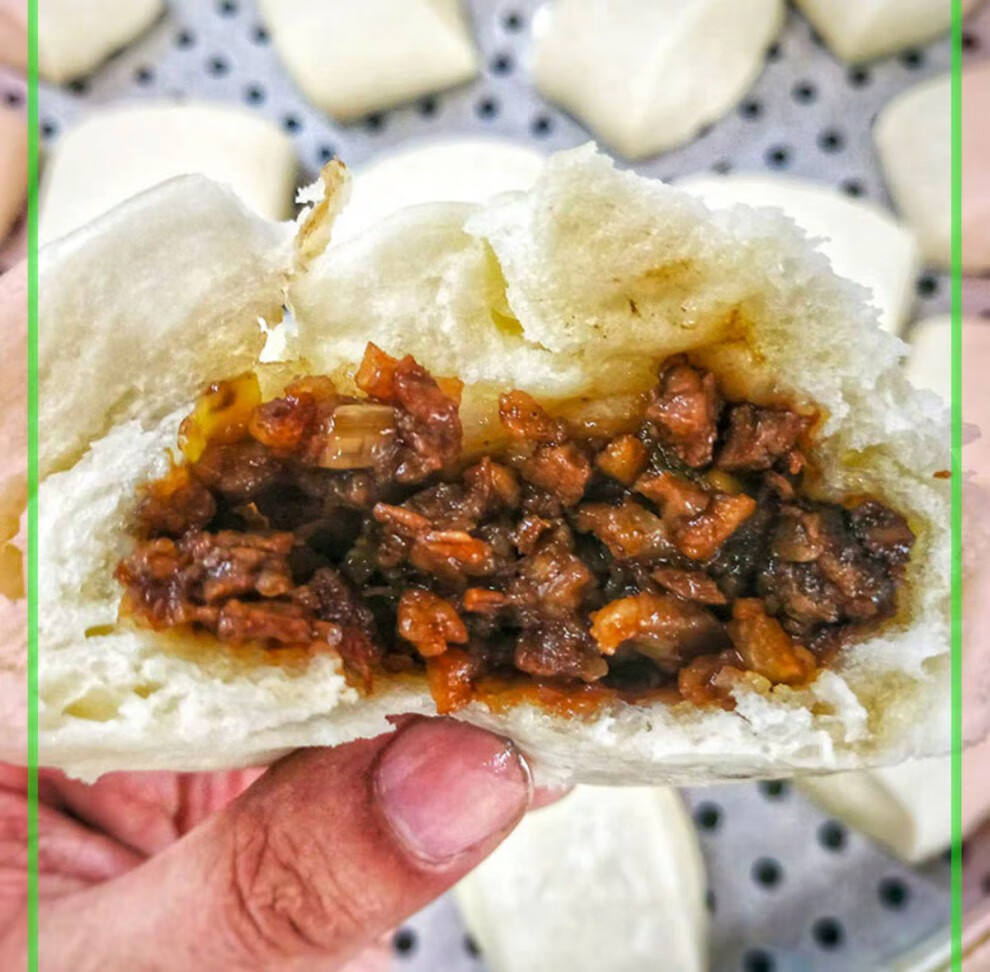 重庆酱肉鲜肉包子九园技术老面手工灌汤大包鲜肉大包10个