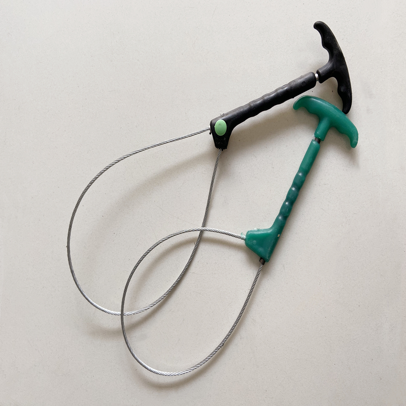 抓猪神器套猪器保定器捕猪套子猪嘴固定套猪用助产钢丝绳加厚养殖 带